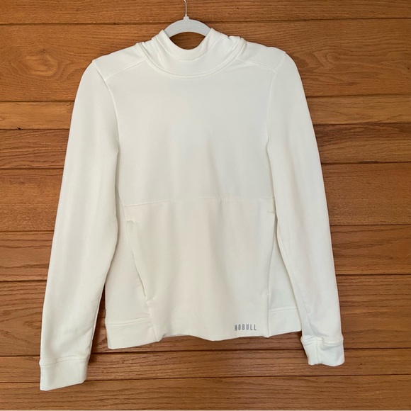 Nobull Performance microplush white hoodie - Picture 2 of 7